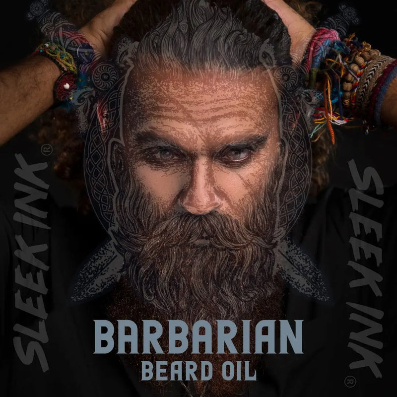 Barbarian Beard Oil Sleek Ink